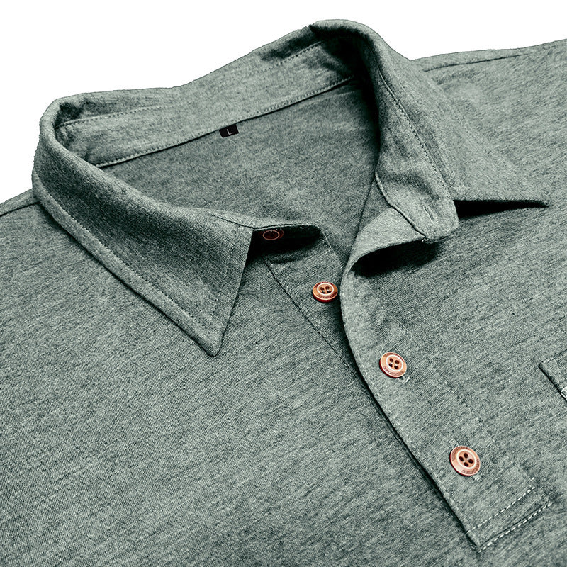Personalized Short-Sleeved Lapel T-Shirt