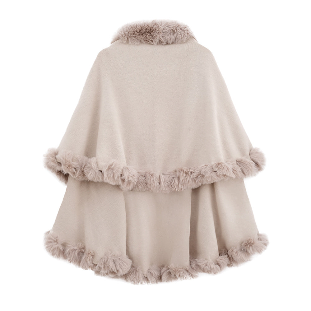 Autumn And Rabbit Fur Collar Layer Artificial