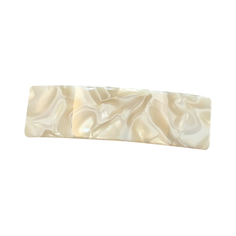 Acetate Simple Graceful Hair Accessories Horizontal Clip