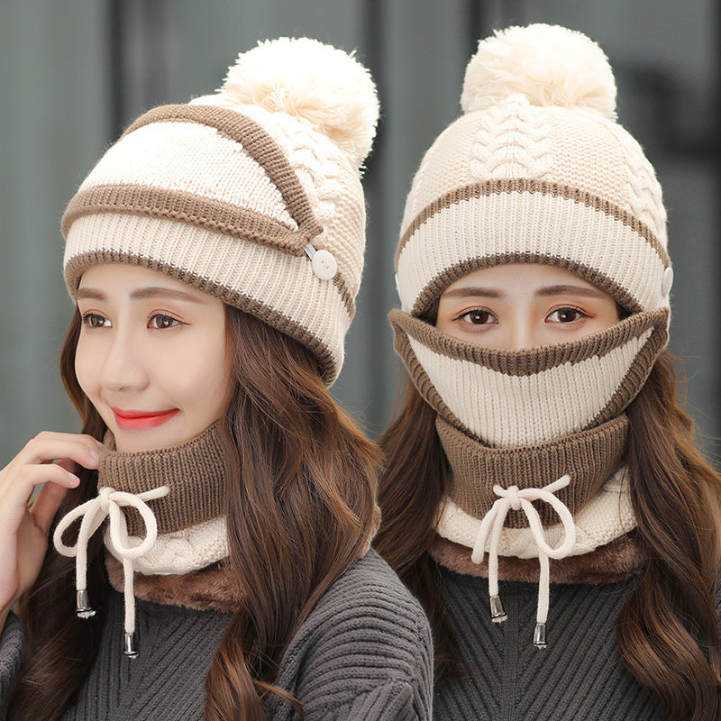Hat For Women 3Pcs Knitted Beanie Hat