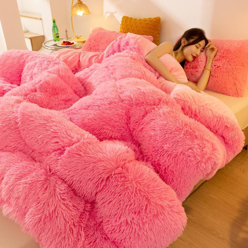 Super Soft Fleece Mink Crystal Velvet Thickened