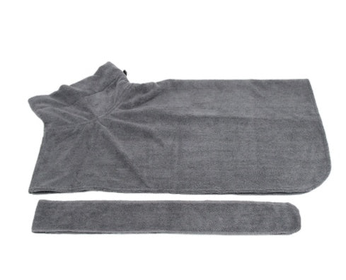 Absorbent Bathrobe With Waist-Wrapped Microfiber