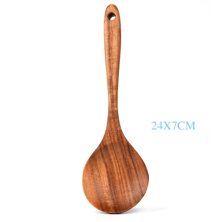 Teak Natural Wood Tableware Spoon Ladle Turner