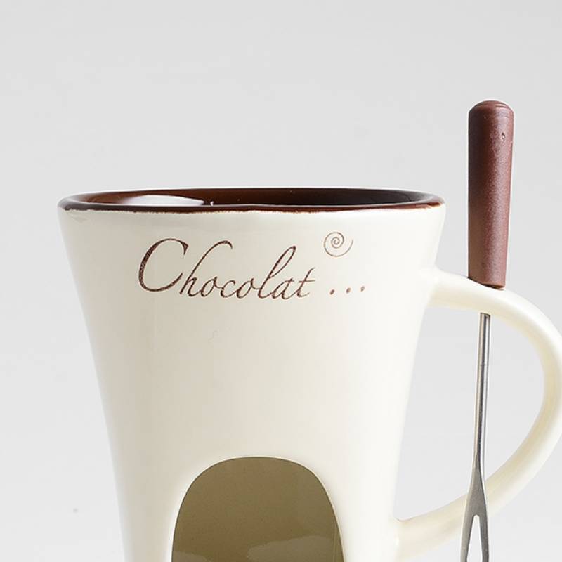 Fondue Mug Set Personal Mini Fondue Pots