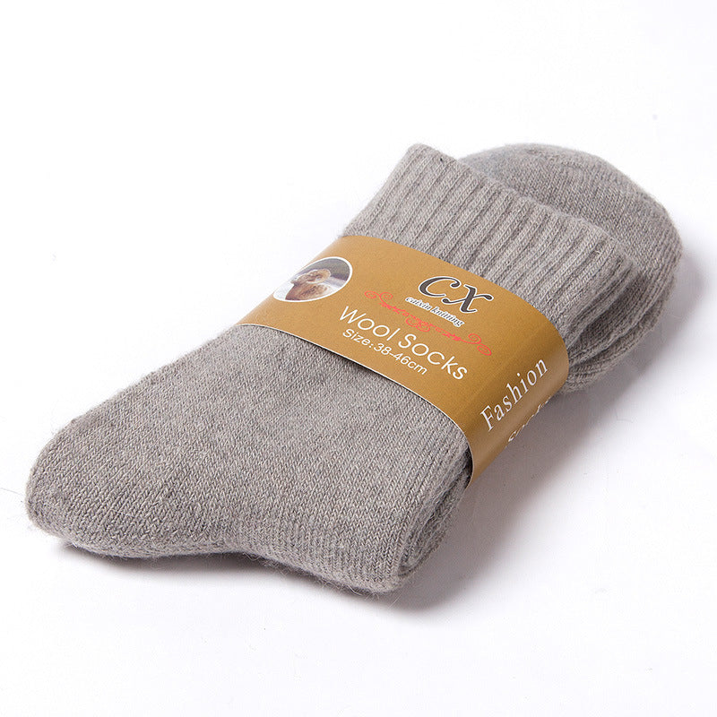 Men'S Thick Terry Thermal Socks Thick Rabbit