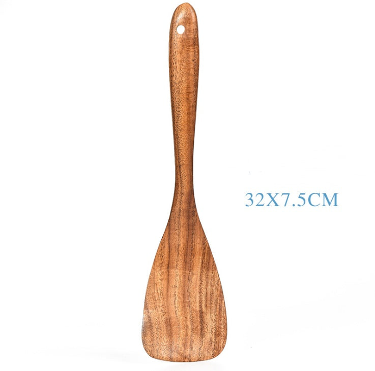 Teak Natural Wood Tableware Spoon Ladle Turner