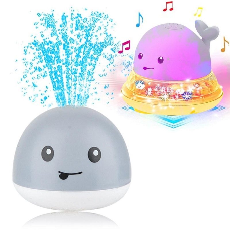 Baby Bathroom Bath Electric Induction Whale Spray