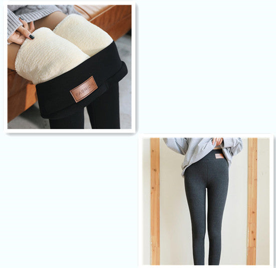 Female Thick Velvet Leggings