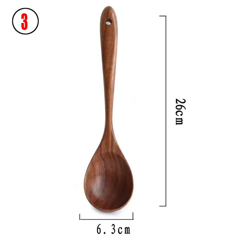 タイチーク天然木製食器 スプーン おたま