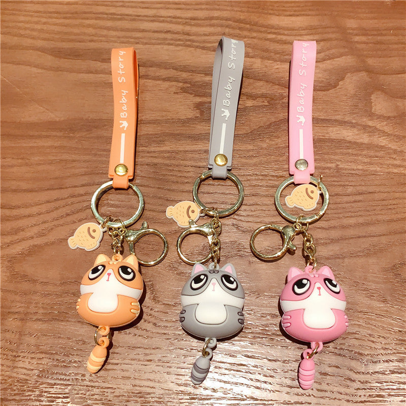 Doll Cute Little Cat Keychain Pendant
