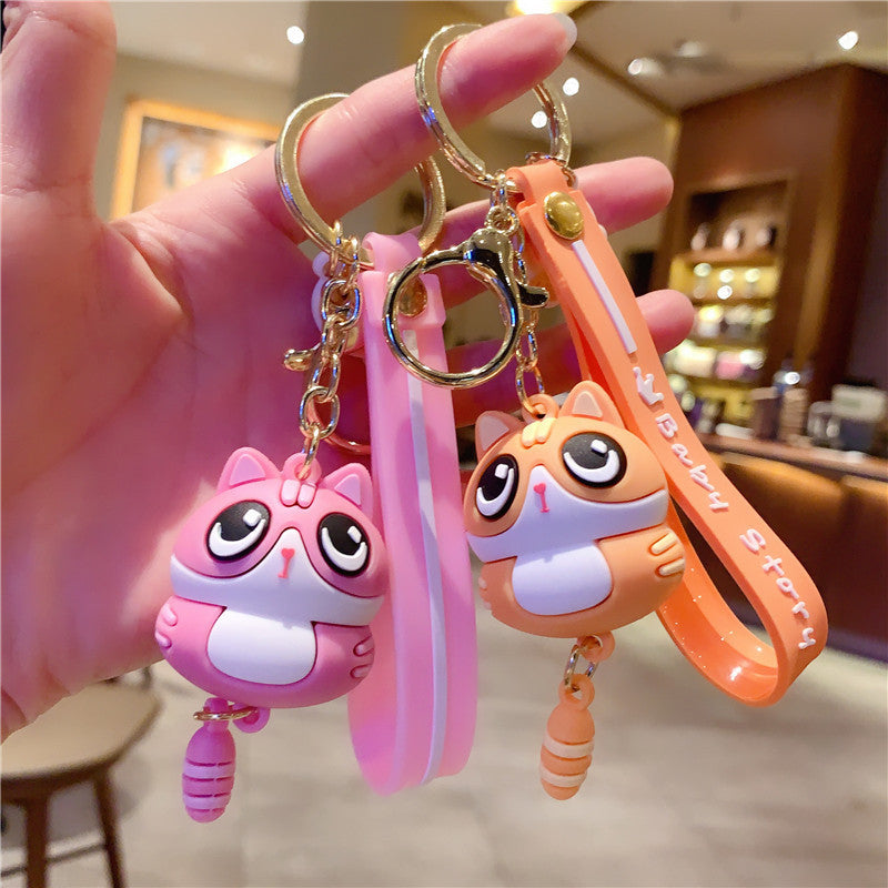 Doll Cute Little Cat Keychain Pendant
