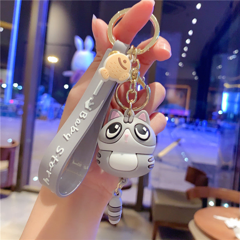 Doll Cute Little Cat Keychain Pendant