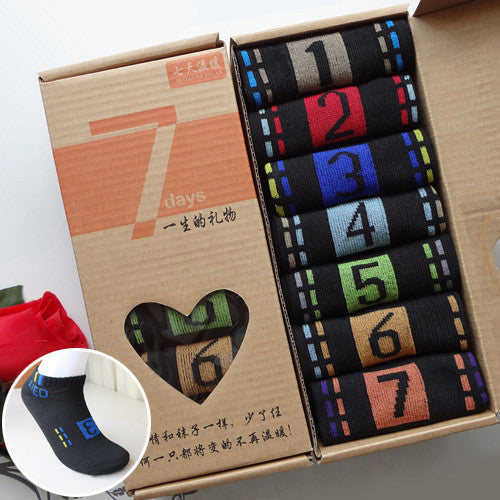 Polycotton White Socks Star Socks 7 Days