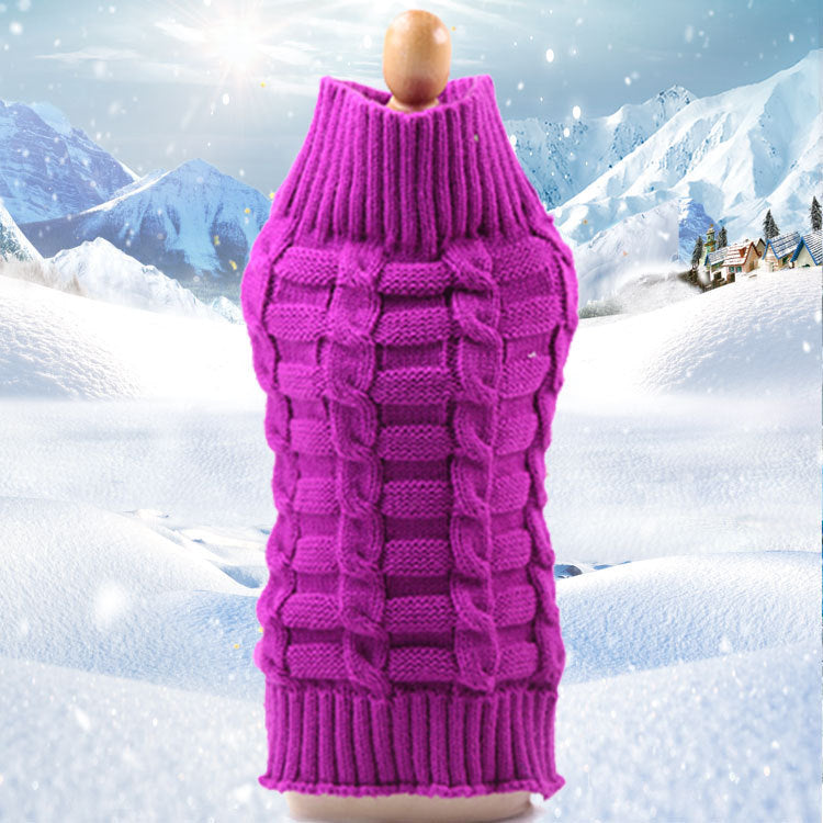 Cashmere Twisted Rope Sweater, Dog Clothes, Products