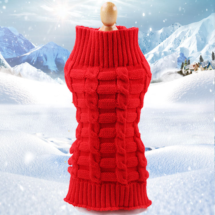 Cashmere Twisted Rope Sweater, Dog Clothes, Products