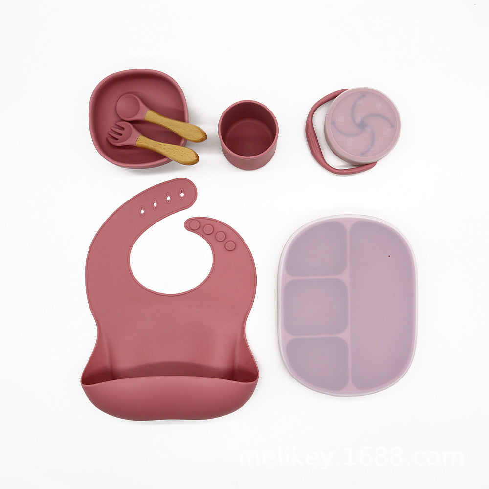 Children'S Bowl Dinner Plate Spoon Fork Anti-Drop