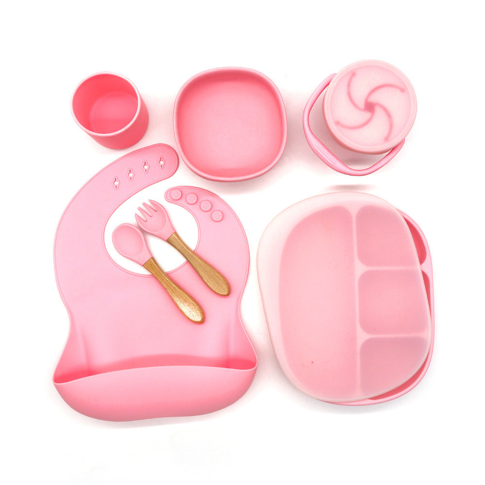 Children'S Bowl Dinner Plate Spoon Fork Anti-Drop
