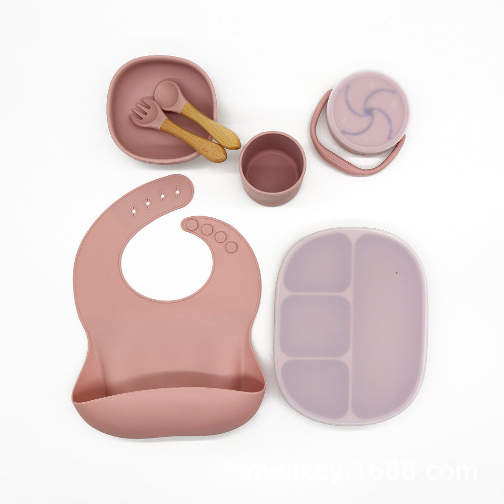 Children'S Bowl Dinner Plate Spoon Fork Anti-Drop