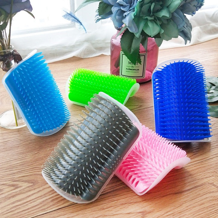 Cat Self-Grooming Brush Wall Rubbing Device