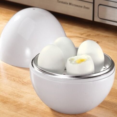 Capacity For 4 Eggs Microwave Egg Steamer