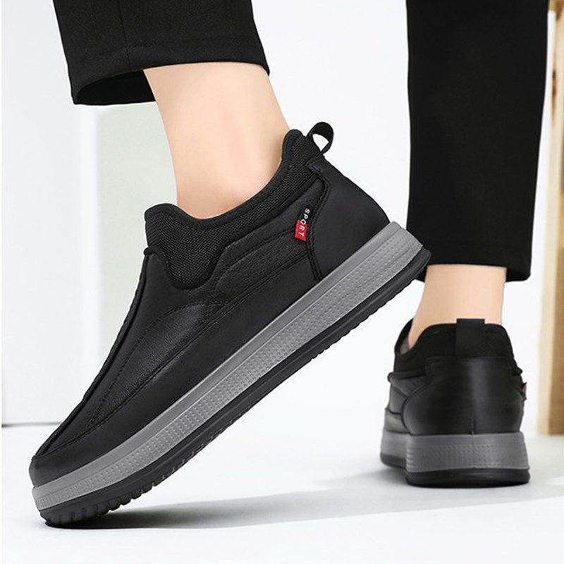 Warm Fleece Snow Boots Round-Toed Platform Ankle