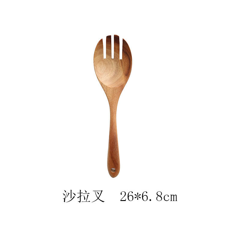 Teak Natural Wood Tableware Spoon Ladle Turner