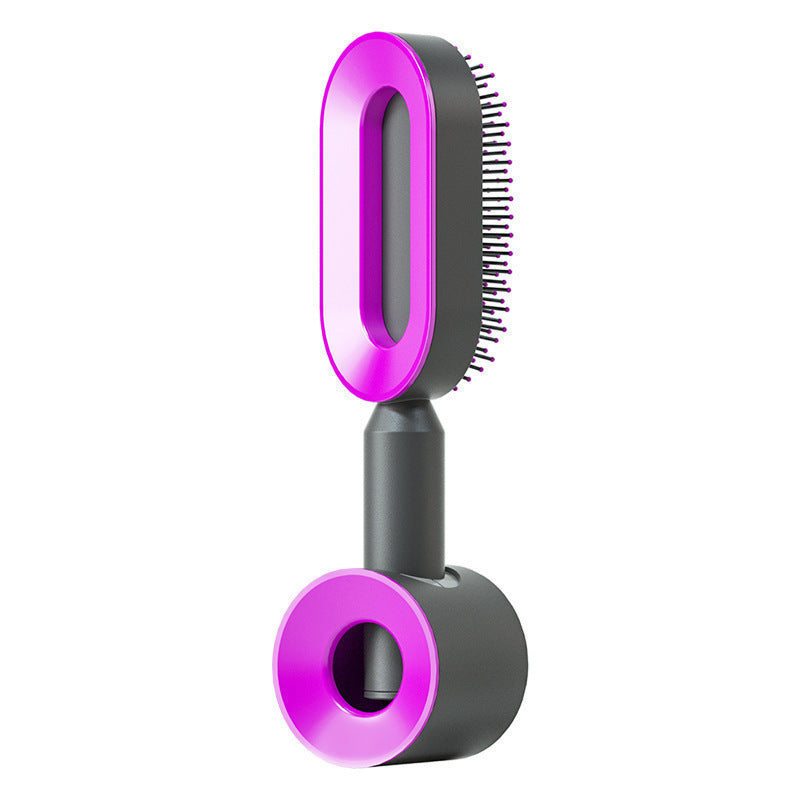 Self Cleaning Hair Brush For One-Key Cleaning