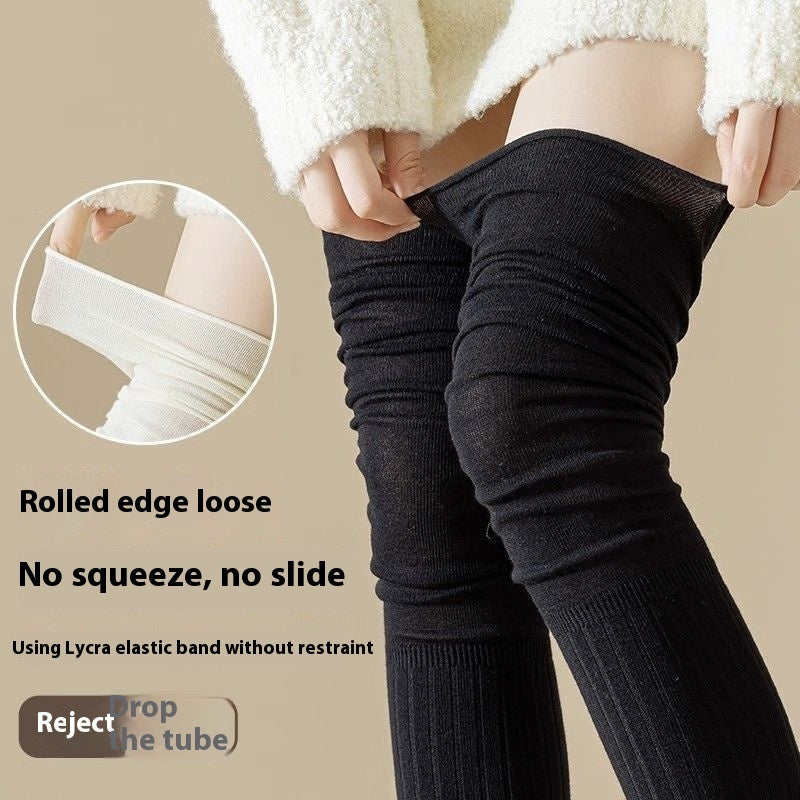 Bunching Knee Socks Antislip