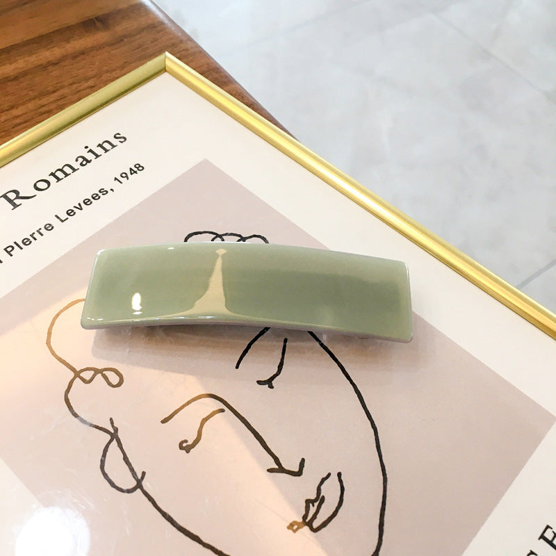 Acetate Simple Graceful Hair Accessories Horizontal Clip
