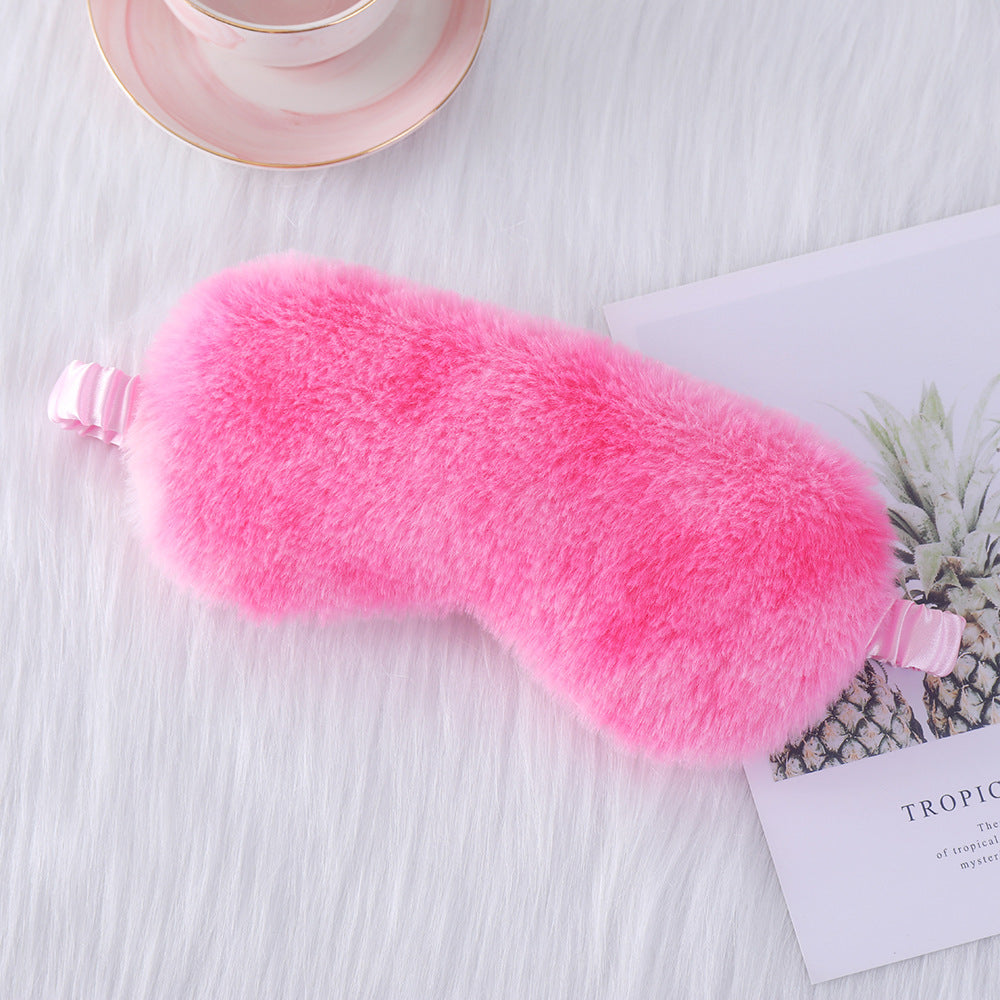 Rabbit Fur Eye Mask Autumn And Comfortable