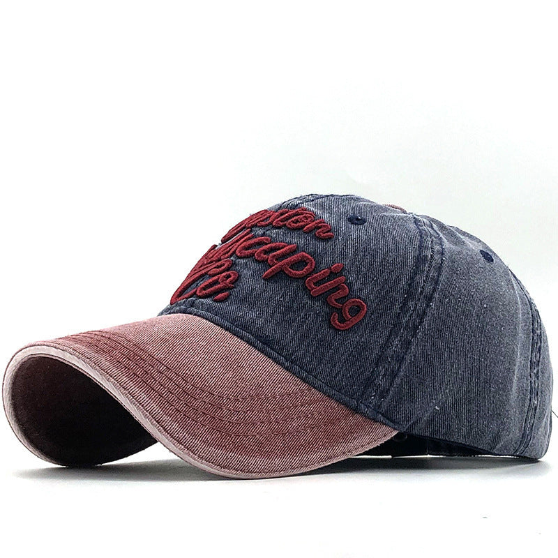 Embroidered Women'S Cap Sandwich Curved Brim Baseball