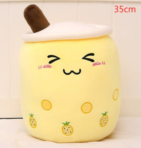 Cute Fruit Drink Plush Stuffed Soft Strawberry