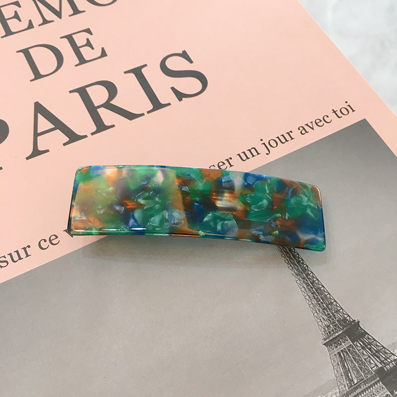 Acetate Simple Graceful Hair Accessories Horizontal Clip