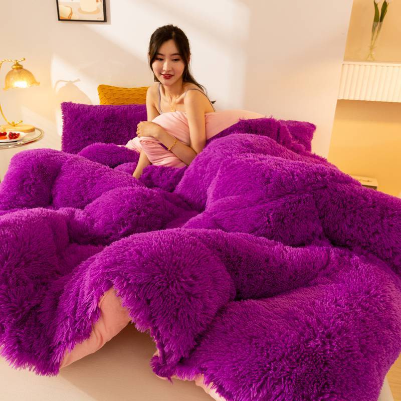 Super Soft Fleece Mink Crystal Velvet Thickened