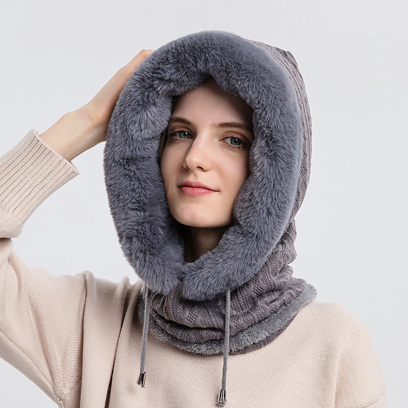 Thick Hat With Scarf Knit Hats For