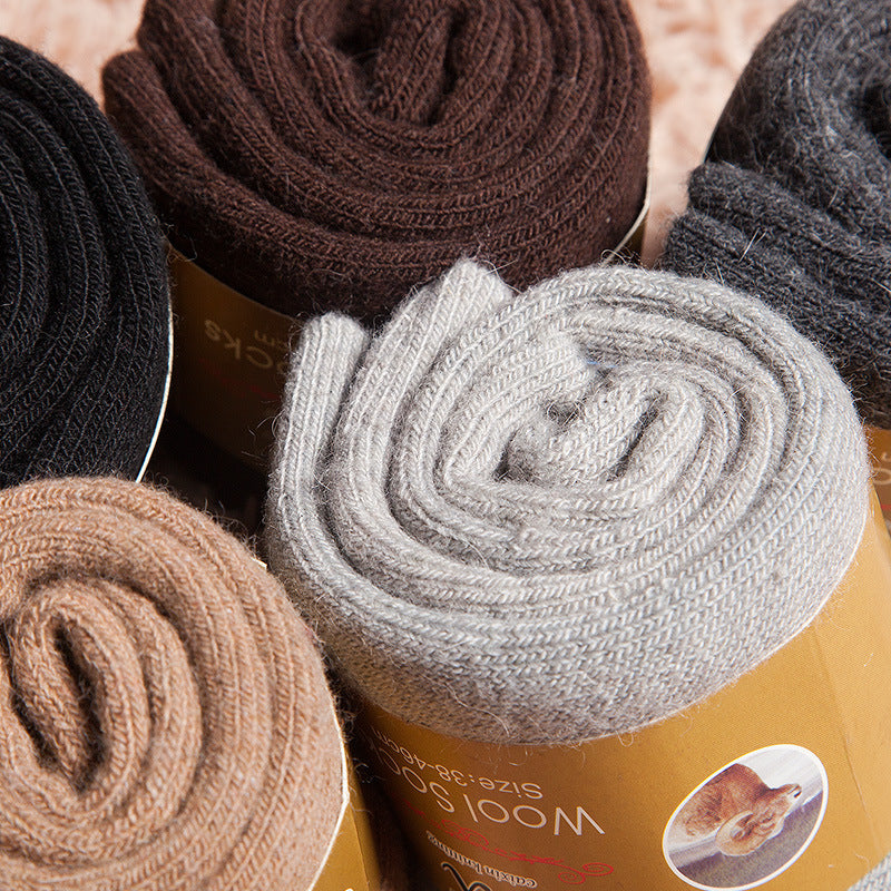Men'S Thick Terry Thermal Socks Thick Rabbit