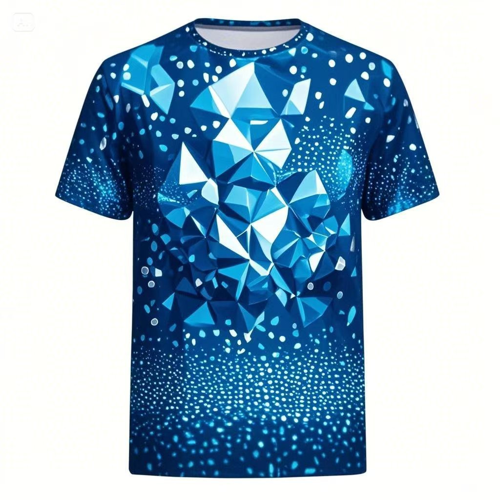 Summer Short Sleeve Men'S Sports Casual Quick-Drying