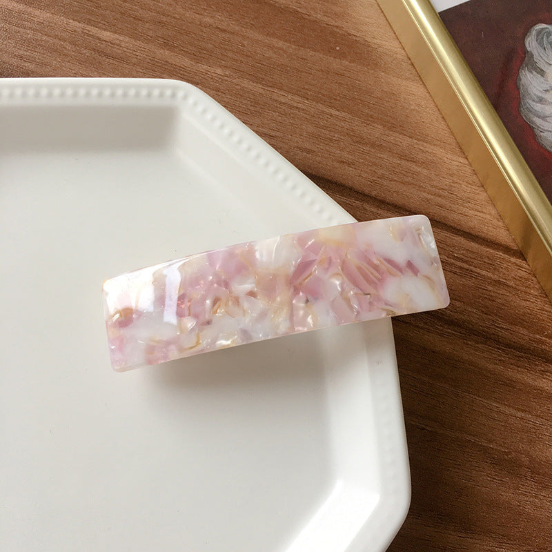 Acetate Simple Graceful Hair Accessories Horizontal Clip