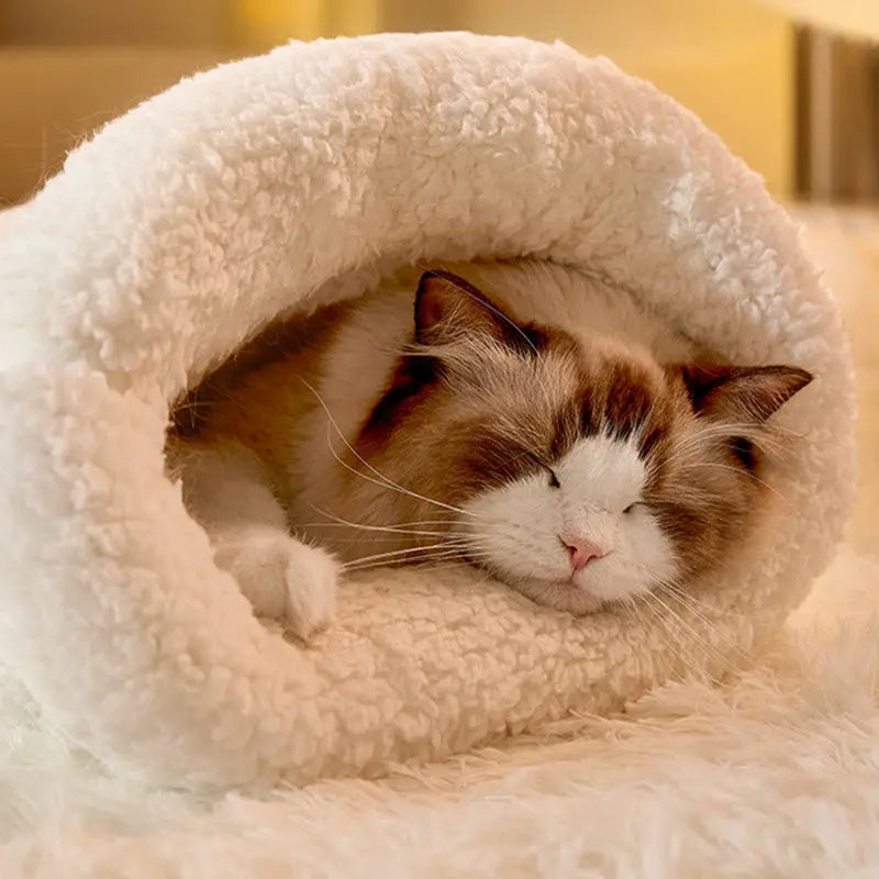 寝袋型猫用巣