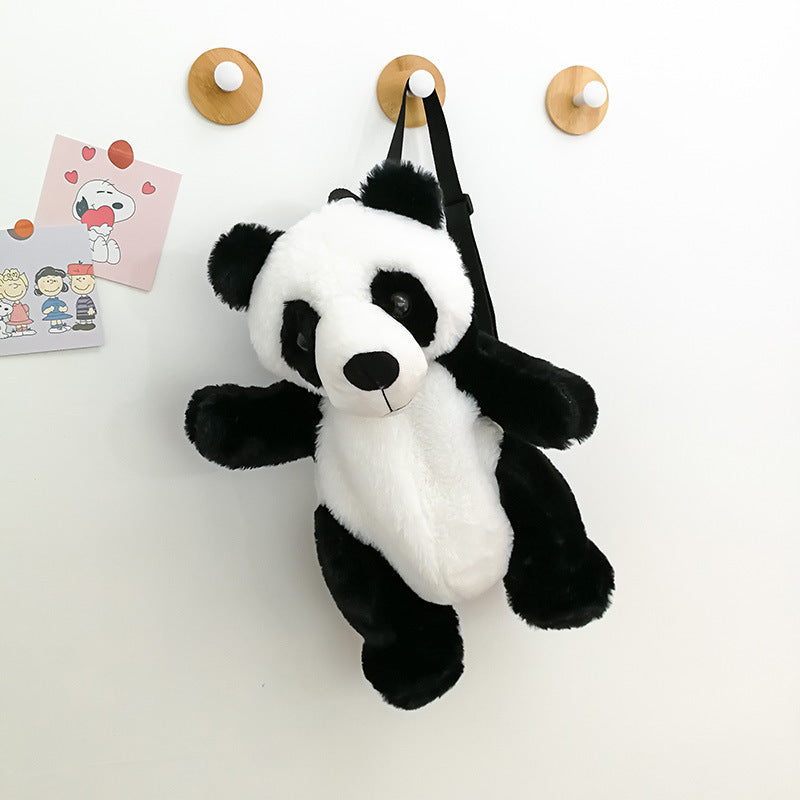 Cute Panda Small Backpack Boys And Girls
