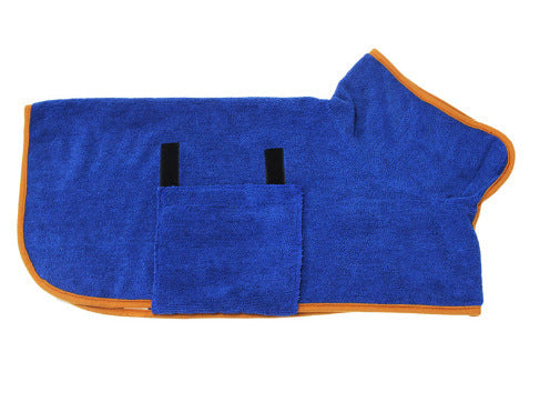 Absorbent Bathrobe With Waist-Wrapped Microfiber