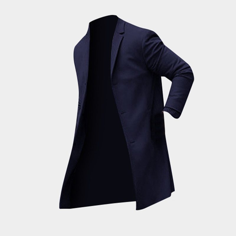 Men'S Trench Jackets Coats Overcoat Classic Jackets