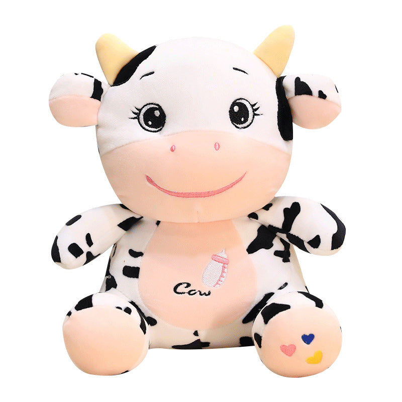 かわいい赤ちゃん牛の人形のぬいぐるみ