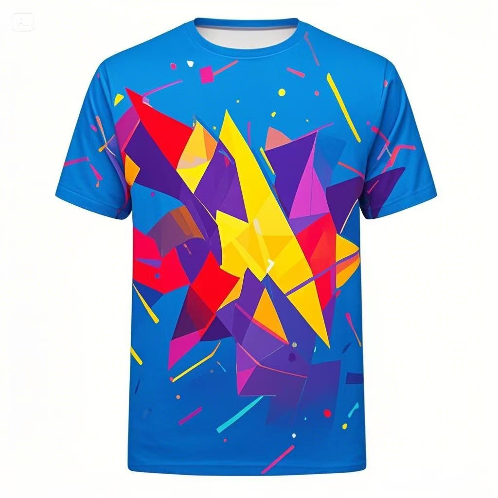Summer Short Sleeve Men'S Sports Casual Quick-Drying