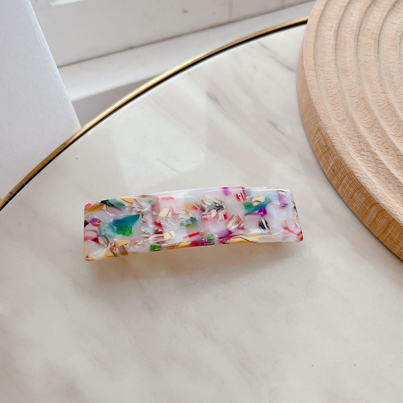 Acetate Simple Graceful Hair Accessories Horizontal Clip