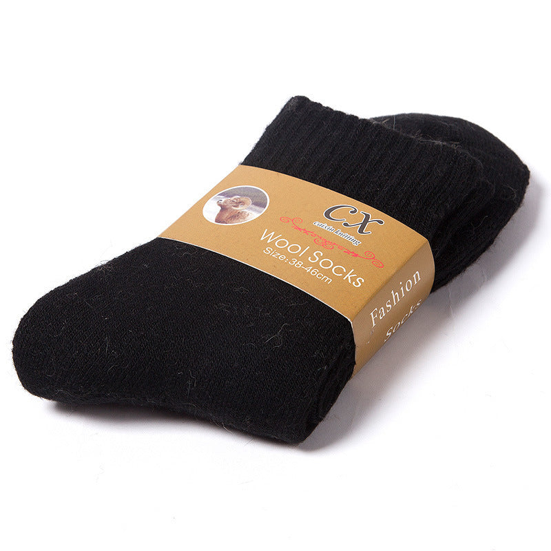 Men'S Thick Terry Thermal Socks Thick Rabbit