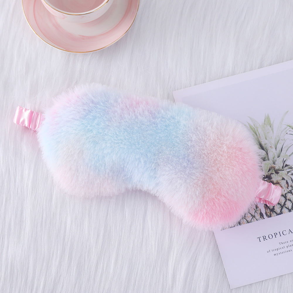 Rabbit Fur Eye Mask Autumn And Comfortable