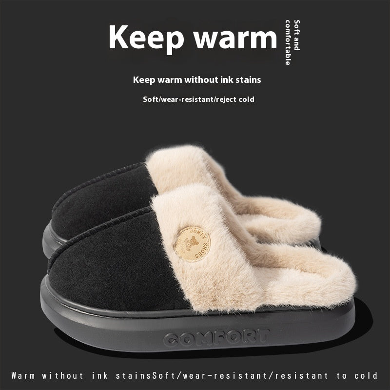 Plush Slippers For Warm Home Slipper Indoor