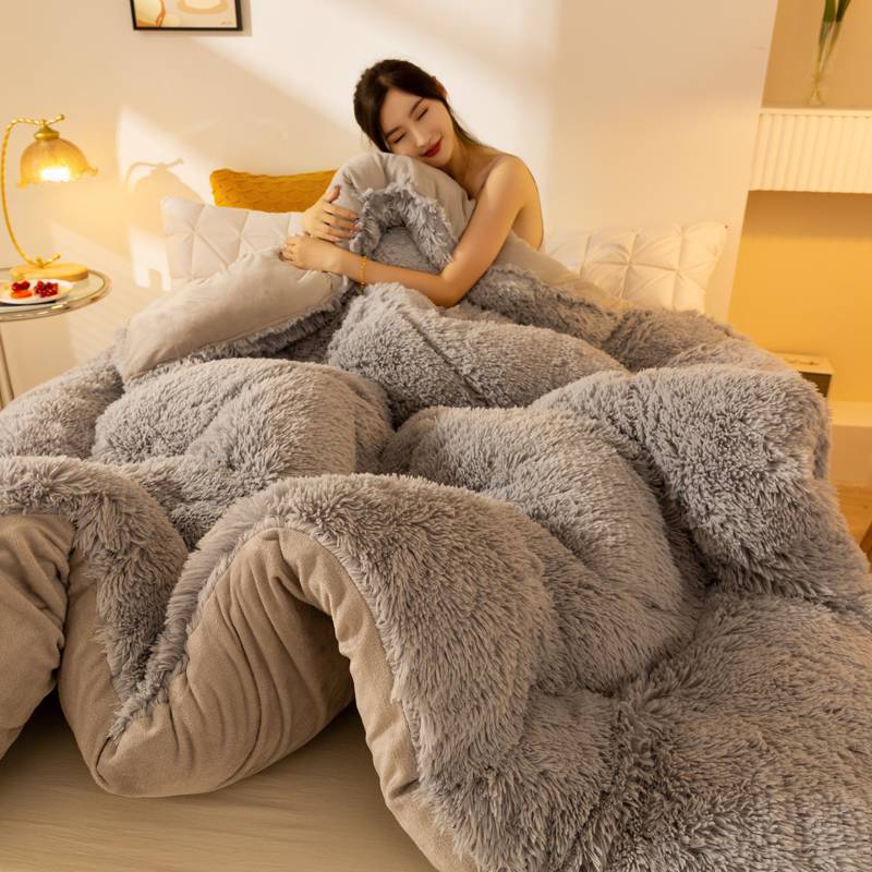 Super Soft Fleece Mink Crystal Velvet Thickened