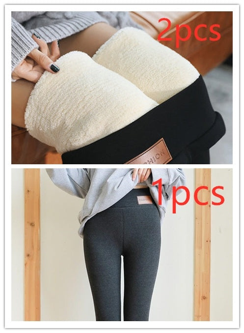 Female Thick Velvet Leggings